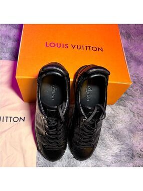 Louis Vuitton Low Top Black Shoes SZ 10 US 9 UK